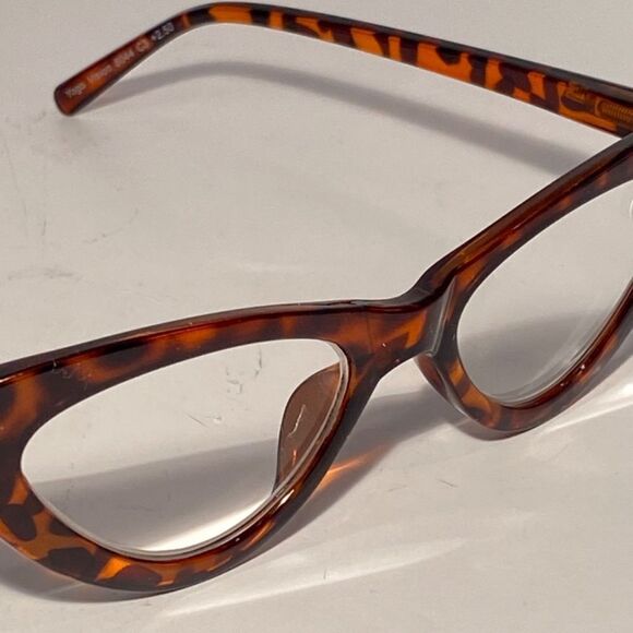 1127 Emma Cateye Reading Glasses 2.50 Tortoise Readers NWT - Picture 7 of 9